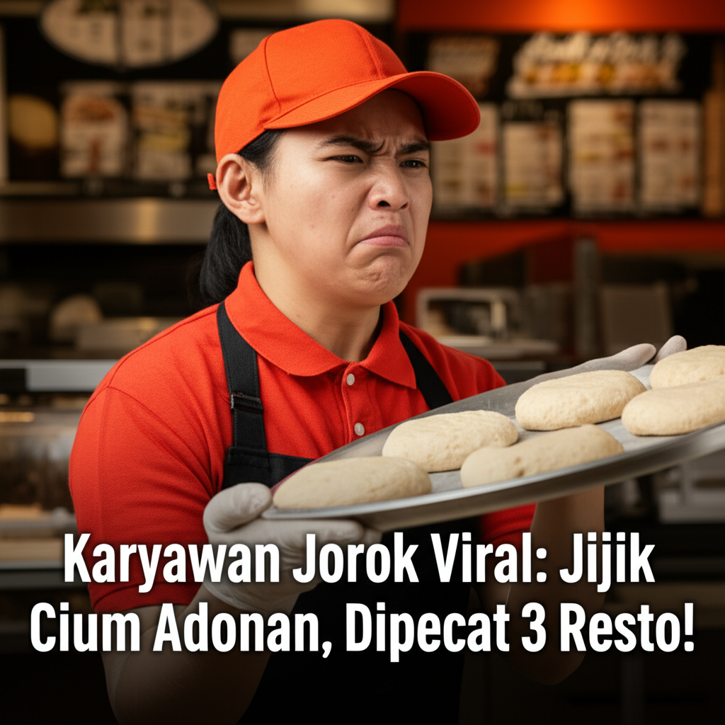Generate a high-quality, relevant image prompt for an article about: Karyawan Jorok Viral: Jijik Ciu