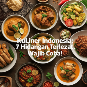 Generate an eye-catching, high-quality featured image prompt for a blog post about: Kuliner Indonesi