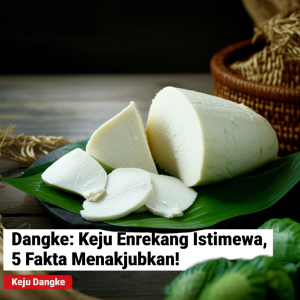 Generate an eye-catching, high-quality featured image prompt for a blog post about: Dangke: Keju Enr