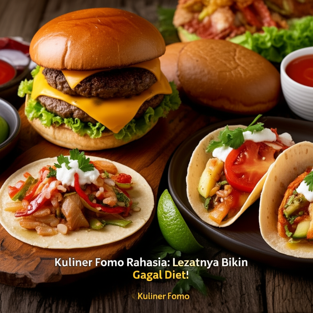 Generate an eye-catching, high-quality featured image prompt for a blog post about: Kuliner Fomo Rah