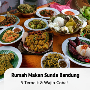 Generate an eye-catching, high-quality featured image prompt for a blog post about: Rumah Makan Sund