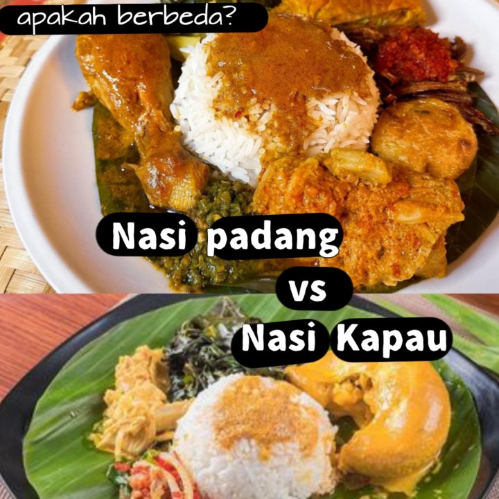 perbedaan nasi padang dan nasi kapau